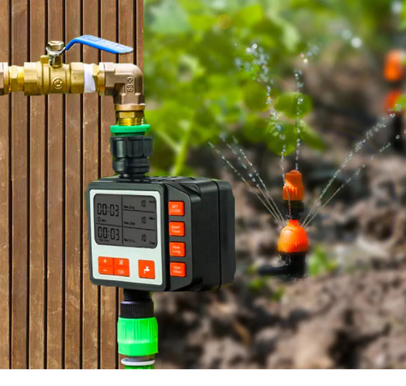 Ηλεκτρονικό Σύστημα Βρύσης για Πότισμα Κήπου με Οθόνη LCD και Ρυθμιζόμενες Λειτουργίες Ποτίσματος Jiageng – Μαύρο Ηλεκτρονικό Σύστημα Βρύσης για Πότισμα Κήπου με Οθόνη LCD και Ρυθμιζόμενες Λειτουργίες Ποτίσματος Jiageng – Μαύρο