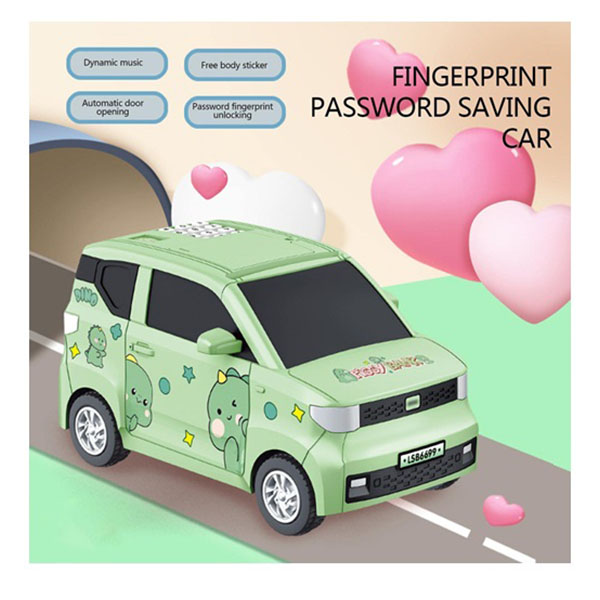 Ηλεκτρονικός Κουμπαράς για Παιδιά σε Σχήμα Αυτοκινήτου Πράσινος Ηλεκτρονικός Κουμπαράς για Παιδιά σε Σχήμα Αυτοκινήτου Πράσινος