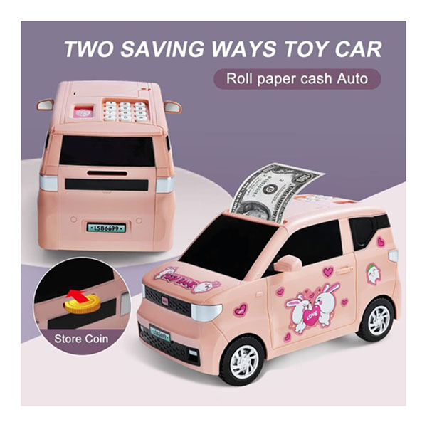 Ηλεκτρονικός Κουμπαράς για Παιδιά σε Σχήμα Αυτοκινήτου Πράσινος Ηλεκτρονικός Κουμπαράς για Παιδιά σε Σχήμα Αυτοκινήτου Πράσινος