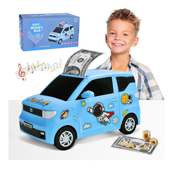 Ηλεκτρονικός Κουμπαράς για Παιδιά σε Σχήμα Αυτοκινήτου Πράσινος Ηλεκτρονικός Κουμπαράς για Παιδιά σε Σχήμα Αυτοκινήτου Πράσινος