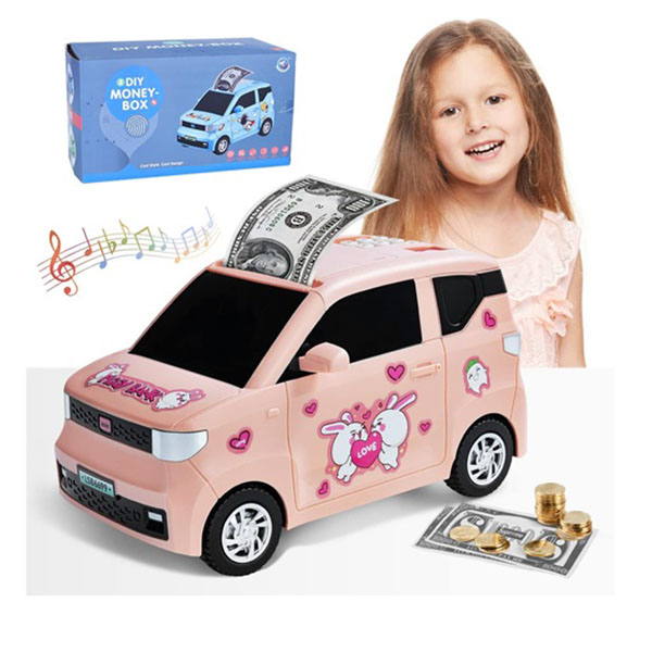 Ηλεκτρονικός Κουμπαράς για Παιδιά σε Σχήμα Αυτοκινήτου Πράσινος Ηλεκτρονικός Κουμπαράς για Παιδιά σε Σχήμα Αυτοκινήτου Πράσινος