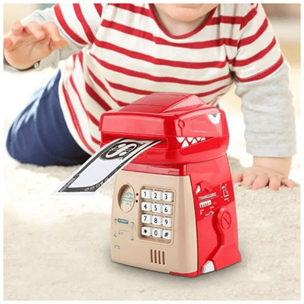 Ηλεκτρονικός Κουμπαράς για Παιδιά σε Σχήμα Δεινόσαυρου Πράσινος Ηλεκτρονικός Κουμπαράς για Παιδιά σε Σχήμα Δεινόσαυρου Πράσινος