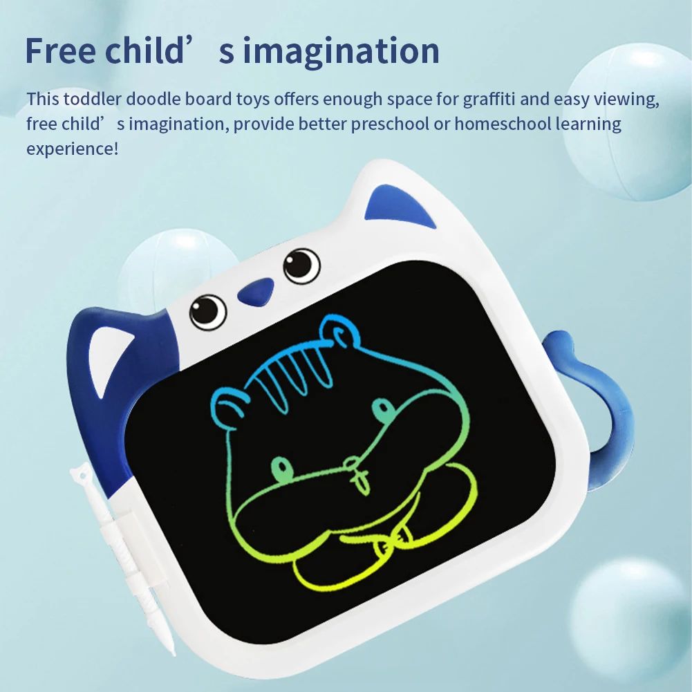 Ηλεκτρονικός Πίνακας - Ταμπλέτα Γραφής LCD Γάτα με Γραφίδα για Παιδιά - Άσπρο - Ροζ Ηλεκτρονικός Πίνακας - Ταμπλέτα Γραφής LCD Γάτα με Γραφίδα για Παιδιά - Άσπρο - Ροζ