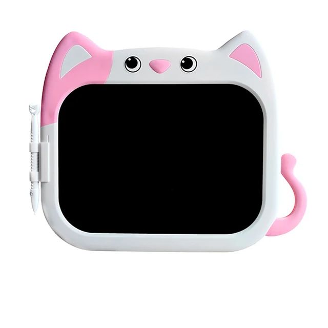 Ηλεκτρονικός Πίνακας - Ταμπλέτα Γραφής LCD Γάτα με Γραφίδα για Παιδιά - Άσπρο - Ροζ Ηλεκτρονικός Πίνακας - Ταμπλέτα Γραφής LCD Γάτα με Γραφίδα για Παιδιά - Άσπρο - Ροζ