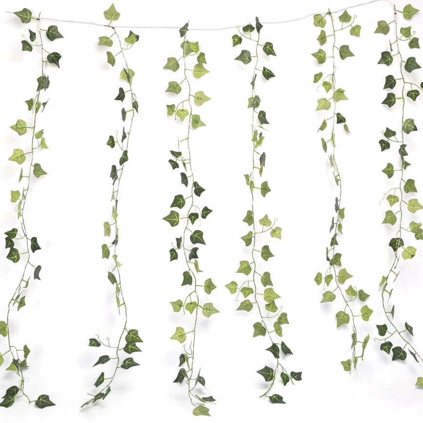 Ηλιακά LED Φώτα Κουρτίνα με Φύλλα Κισσού – Ζεστός Λευκός Φωτισμός 2700K - Aigostar Ηλιακά LED Φώτα Κουρτίνα με Φύλλα Κισσού – Ζεστός Λευκός Φωτισμός 2700K - Aigostar