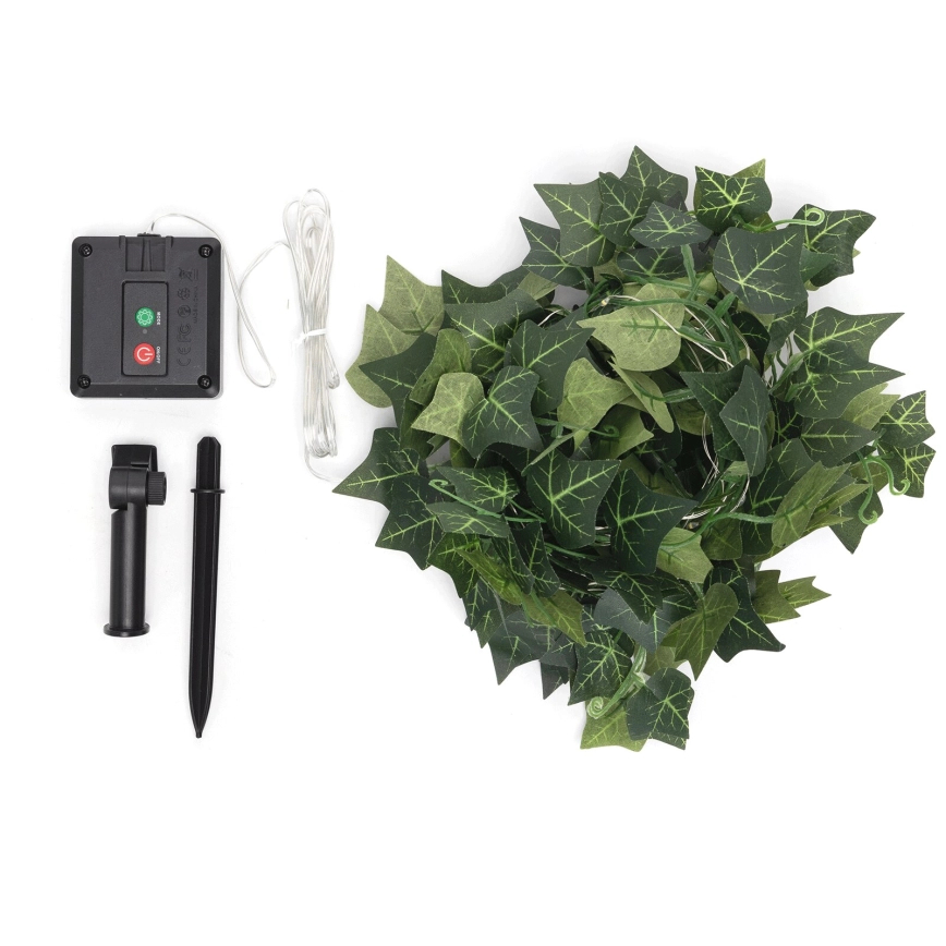 Ηλιακά LED Φώτα Κουρτίνα με Φύλλα Κισσού – Ζεστός Λευκός Φωτισμός 2700K - Aigostar Ηλιακά LED Φώτα Κουρτίνα με Φύλλα Κισσού – Ζεστός Λευκός Φωτισμός 2700K - Aigostar