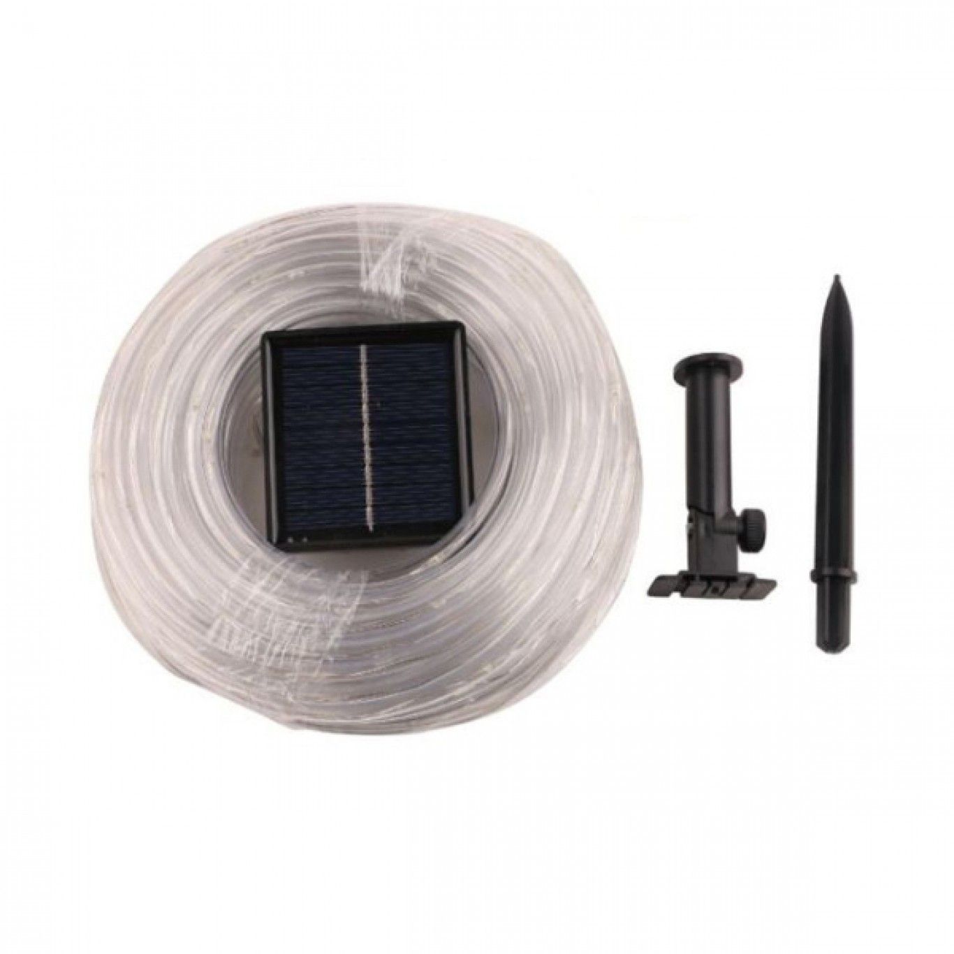 Ηλιακά Χριστουγεννιάτικα Λαμπάκια σε Φωτοσωλήνα 20m - Λευκό Θερμό 200 LED με Φωτοβολταϊκό Πάνελ Ηλιακά Χριστουγεννιάτικα Λαμπάκια σε Φωτοσωλήνα 20m - Λευκό Θερμό 200 LED με Φωτοβολταϊκό Πάνελ