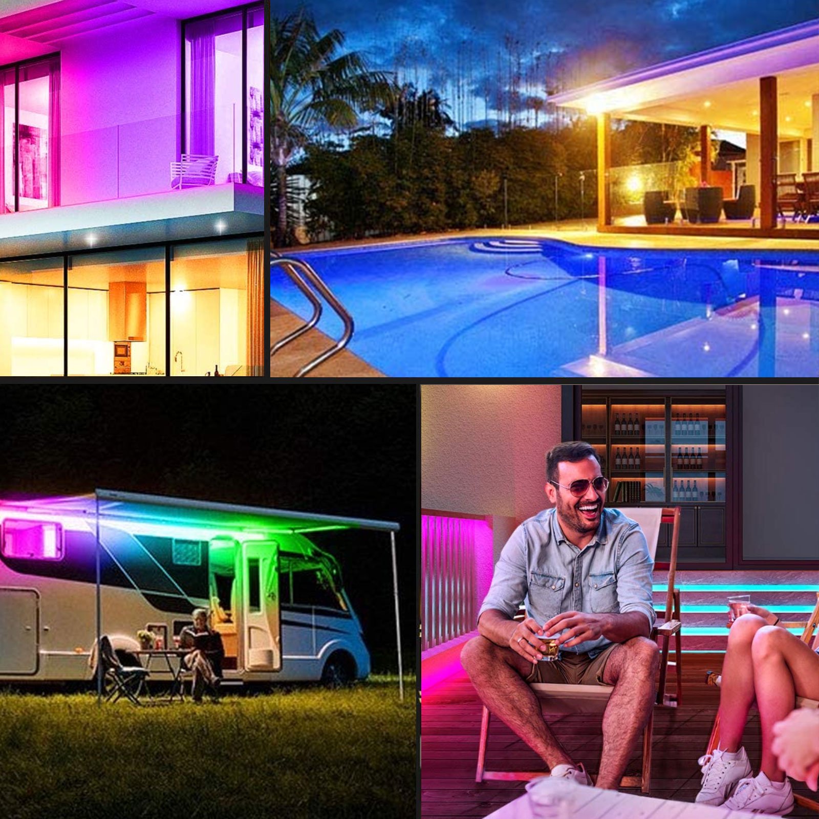 Ηλιακή Αδιάβροχη Ταινία LED RGB 5m IP65 με Βάση Πάνελ - Πάσσαλο Εξωτερικού Χώρου Πολύχρομου Φωτισμού Ηλιακή Αδιάβροχη Ταινία LED RGB 5m IP65 με Βάση Πάνελ - Πάσσαλο Εξωτερικού Χώρου Πολύχρομου Φωτισμού