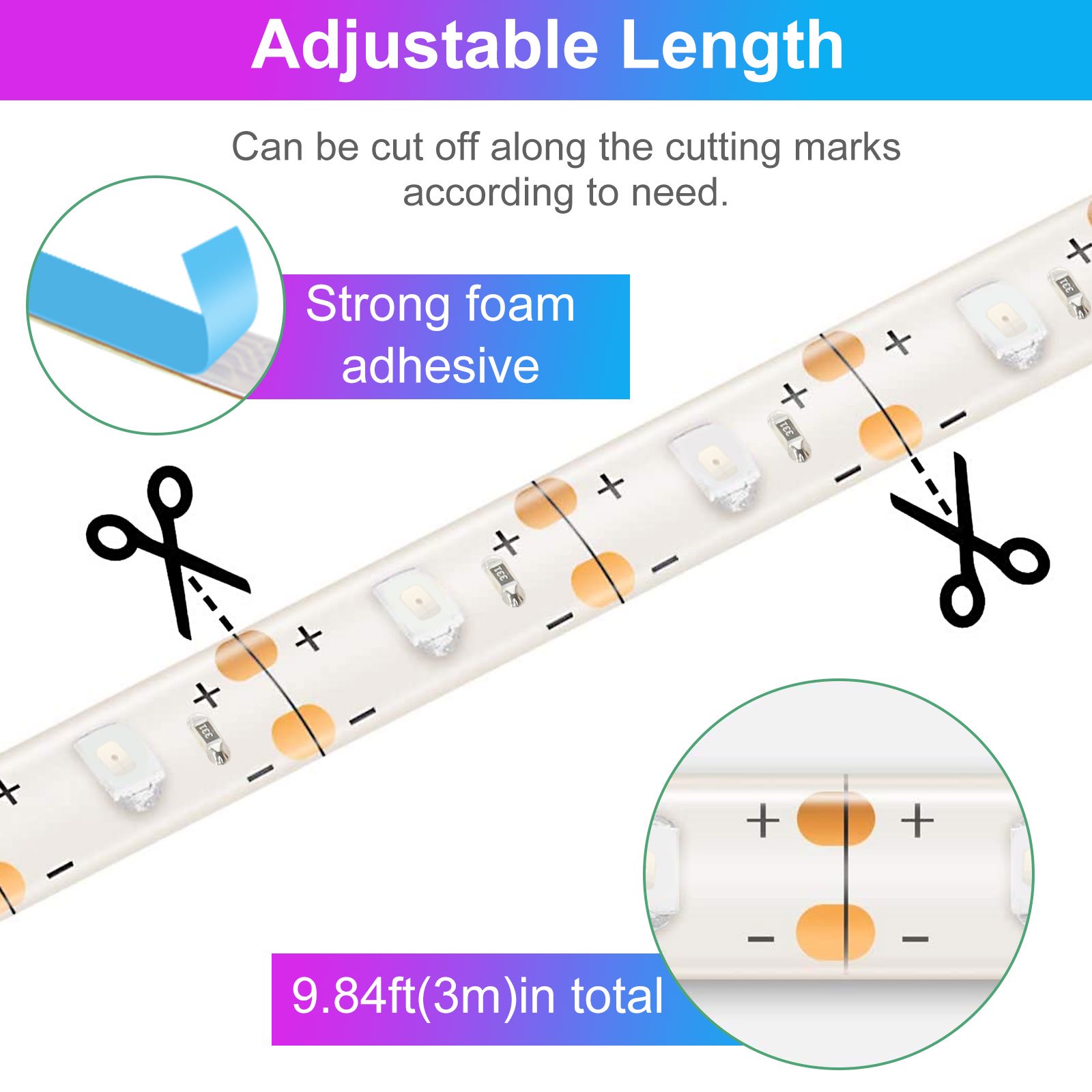 Ηλιακή Αδιάβροχη Ταινία LED RGB 5m IP65 με Βάση Πάνελ - Πάσσαλο Εξωτερικού Χώρου Πολύχρομου Φωτισμού Ηλιακή Αδιάβροχη Ταινία LED RGB 5m IP65 με Βάση Πάνελ - Πάσσαλο Εξωτερικού Χώρου Πολύχρομου Φωτισμού