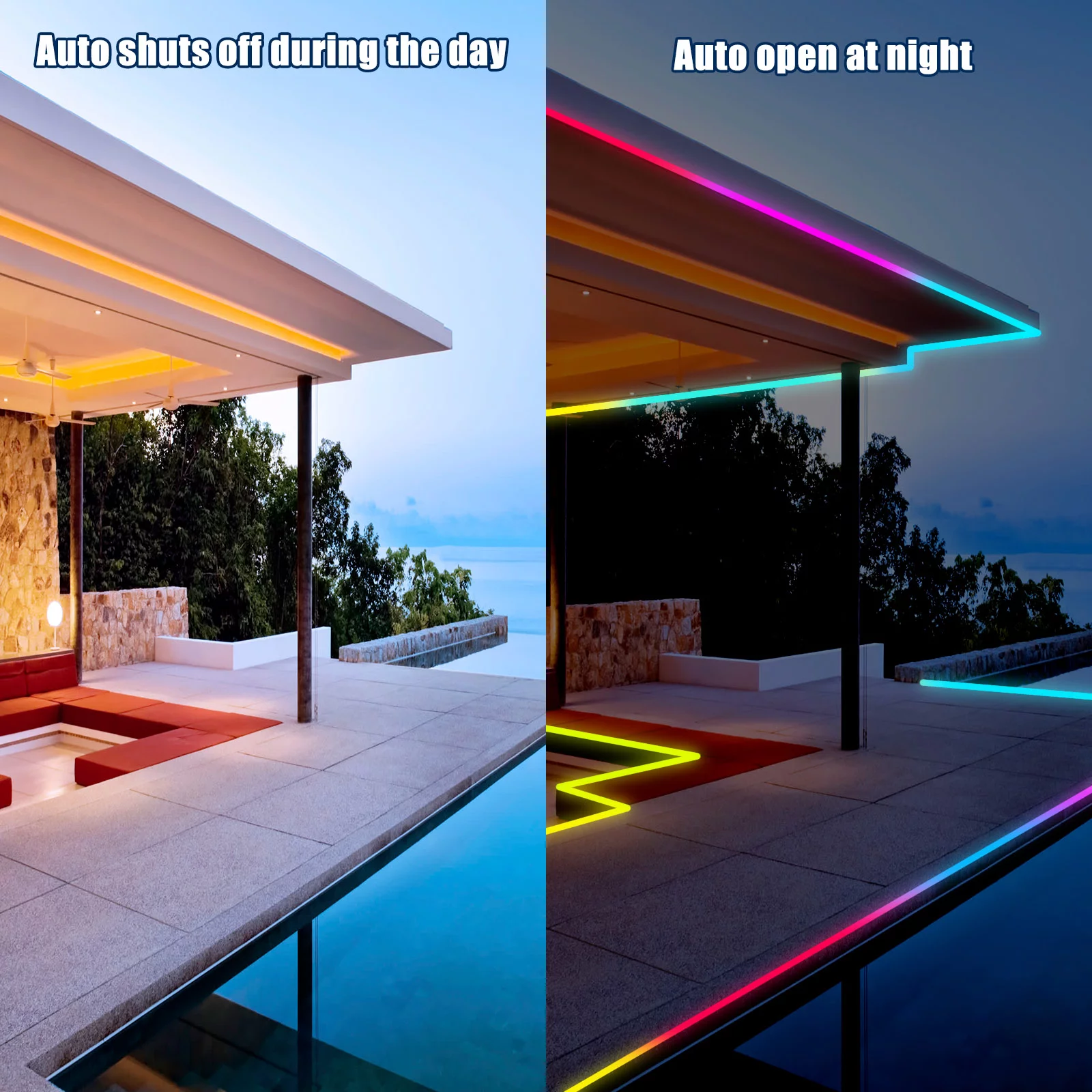 Ηλιακή Αδιάβροχη Ταινία LED RGB 5m IP65 με Βάση Πάνελ - Πάσσαλο Εξωτερικού Χώρου Πολύχρομου Φωτισμού Ηλιακή Αδιάβροχη Ταινία LED RGB 5m IP65 με Βάση Πάνελ - Πάσσαλο Εξωτερικού Χώρου Πολύχρομου Φωτισμού