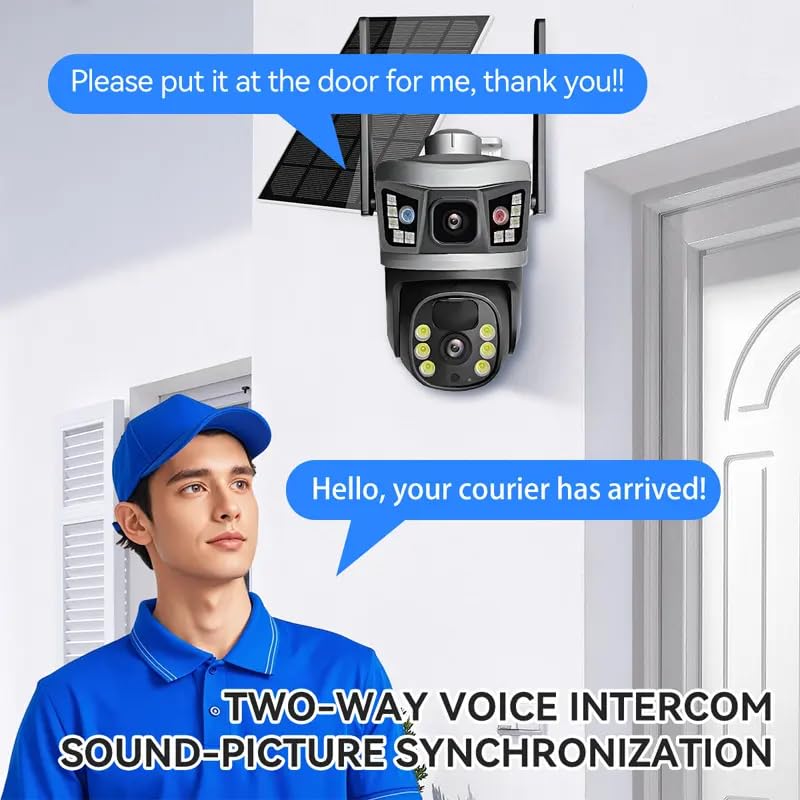 Ηλιακή Ασύρματη Κάμερα Ασφαλείας με Λειτουργία Zoom x10 & IP66 Ηλιακή Ασύρματη Κάμερα Ασφαλείας με Λειτουργία Zoom x10 & IP66