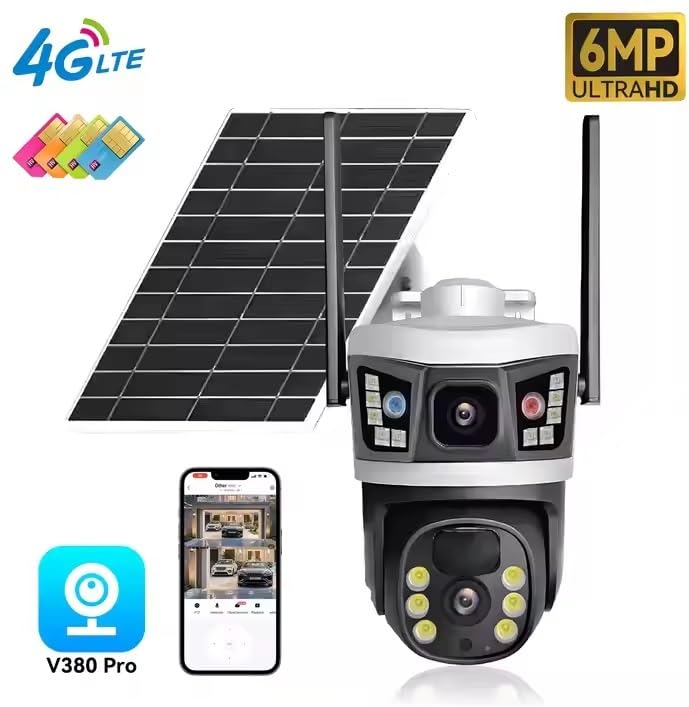Ηλιακή Ασύρματη Κάμερα Ασφαλείας με Λειτουργία Zoom x10 & IP66 Ηλιακή Ασύρματη Κάμερα Ασφαλείας με Λειτουργία Zoom x10 & IP66
