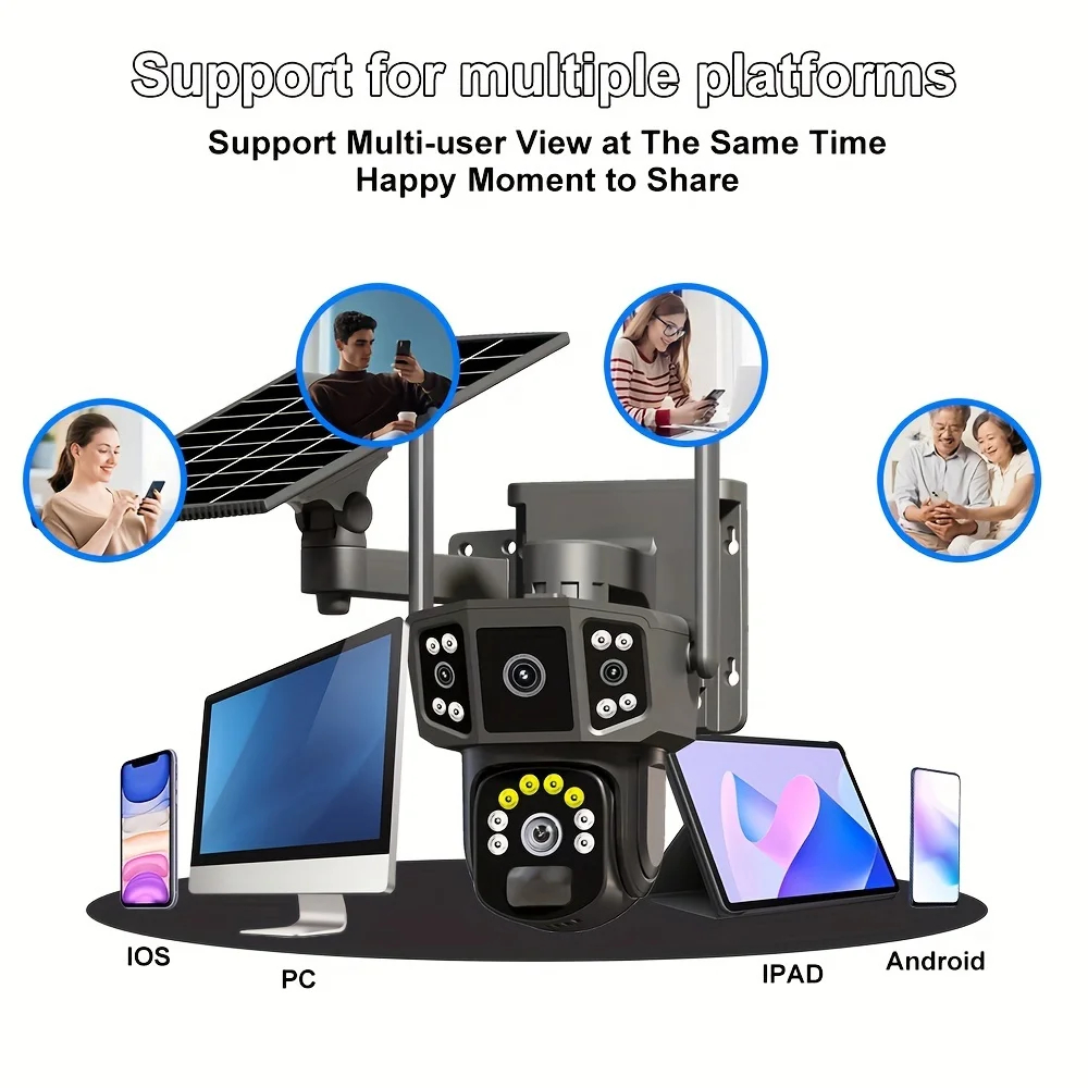 Ηλιακή Ασύρματη Κάμερα Ασφαλείας με SIM & Αμφίδρομη Επικοινωνία – Full HD, Αδιάβροχη IP65 Ηλιακή Ασύρματη Κάμερα Ασφαλείας με SIM & Αμφίδρομη Επικοινωνία – Full HD, Αδιάβροχη IP65