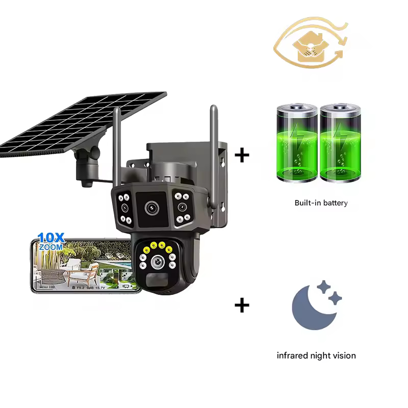 Ηλιακή Ασύρματη Κάμερα Ασφαλείας με SIM & Αμφίδρομη Επικοινωνία – Full HD, Αδιάβροχη IP65 Ηλιακή Ασύρματη Κάμερα Ασφαλείας με SIM & Αμφίδρομη Επικοινωνία – Full HD, Αδιάβροχη IP65