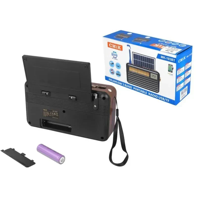 Ηλιακό Φορητό Ηχείο Bluetooth με Ραδιόφωνο, Ηλιακό Πάνελ και Φωτιστικο Led Usb Ηλιακό Φορητό Ηχείο Bluetooth με Ραδιόφωνο, Ηλιακό Πάνελ και Φωτιστικο Led Usb
