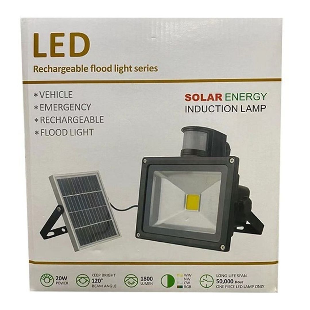 Ηλιακό Φωτιστικό 20W με Αισθητήρα Κίνησης, Φωτοκύτταρο και Τηλεχειριστήριο Ηλιακό Φωτιστικό 20W με Αισθητήρα Κίνησης, Φωτοκύτταρο και Τηλεχειριστήριο