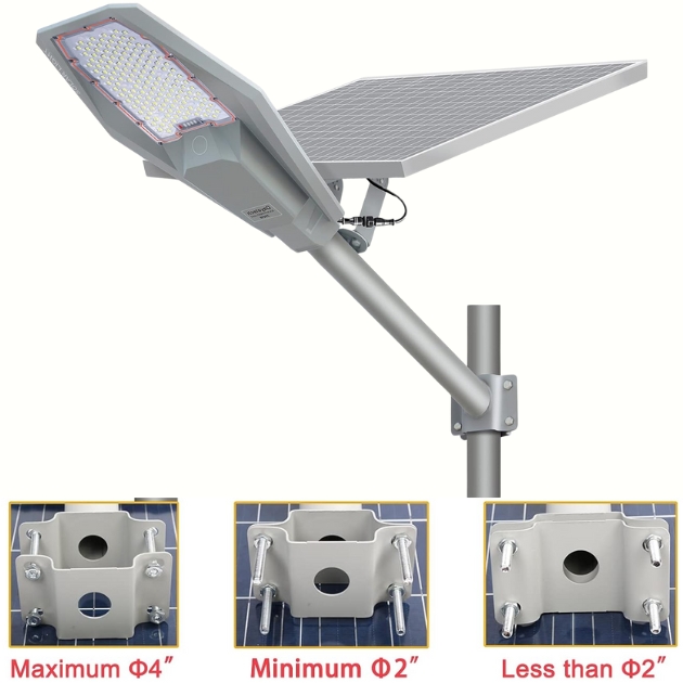 Ηλιακό Φωτιστικό Δρόμου 800W με Ενσωματωμένο Πάνελ - IP67 Αδιάβροχο με Λευκό Ψυχρό Φωτισμό - JORTAN Ηλιακό Φωτιστικό Δρόμου 800W με Ενσωματωμένο Πάνελ - IP67 Αδιάβροχο με Λευκό Ψυχρό Φωτισμό - JORTAN