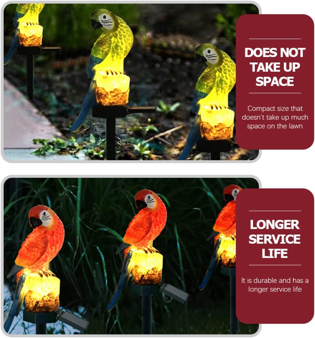 Ηλιακό Φωτιστικό LED Παπαγάλος για Εξωτερικούς Χώρους με Θερμό Λευκό Φως Ηλιακό Φωτιστικό LED Παπαγάλος για Εξωτερικούς Χώρους με Θερμό Λευκό Φως