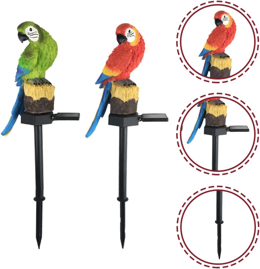 Ηλιακό Φωτιστικό LED Παπαγάλος για Εξωτερικούς Χώρους με Θερμό Λευκό Φως Ηλιακό Φωτιστικό LED Παπαγάλος για Εξωτερικούς Χώρους με Θερμό Λευκό Φως