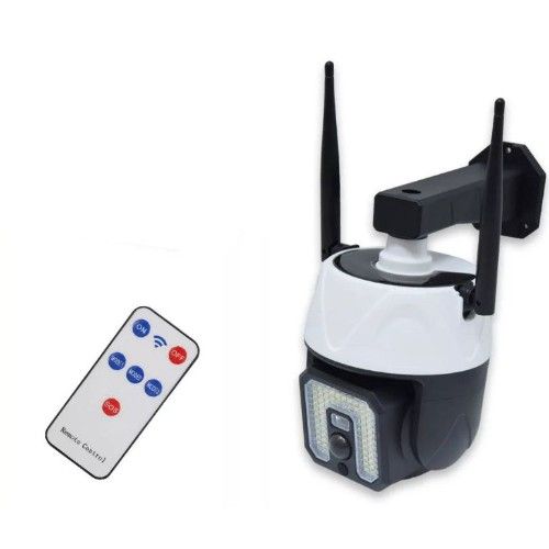 Ηλιακό Φωτιστικό σε Σχήμα Ψεύτικης Κάμερας με 69 SMD LED Αισθητήρα Κίνησης και Τηλεχειριστήριο Ηλιακό Φωτιστικό σε Σχήμα Ψεύτικης Κάμερας με 69 SMD LED Αισθητήρα Κίνησης και Τηλεχειριστήριο