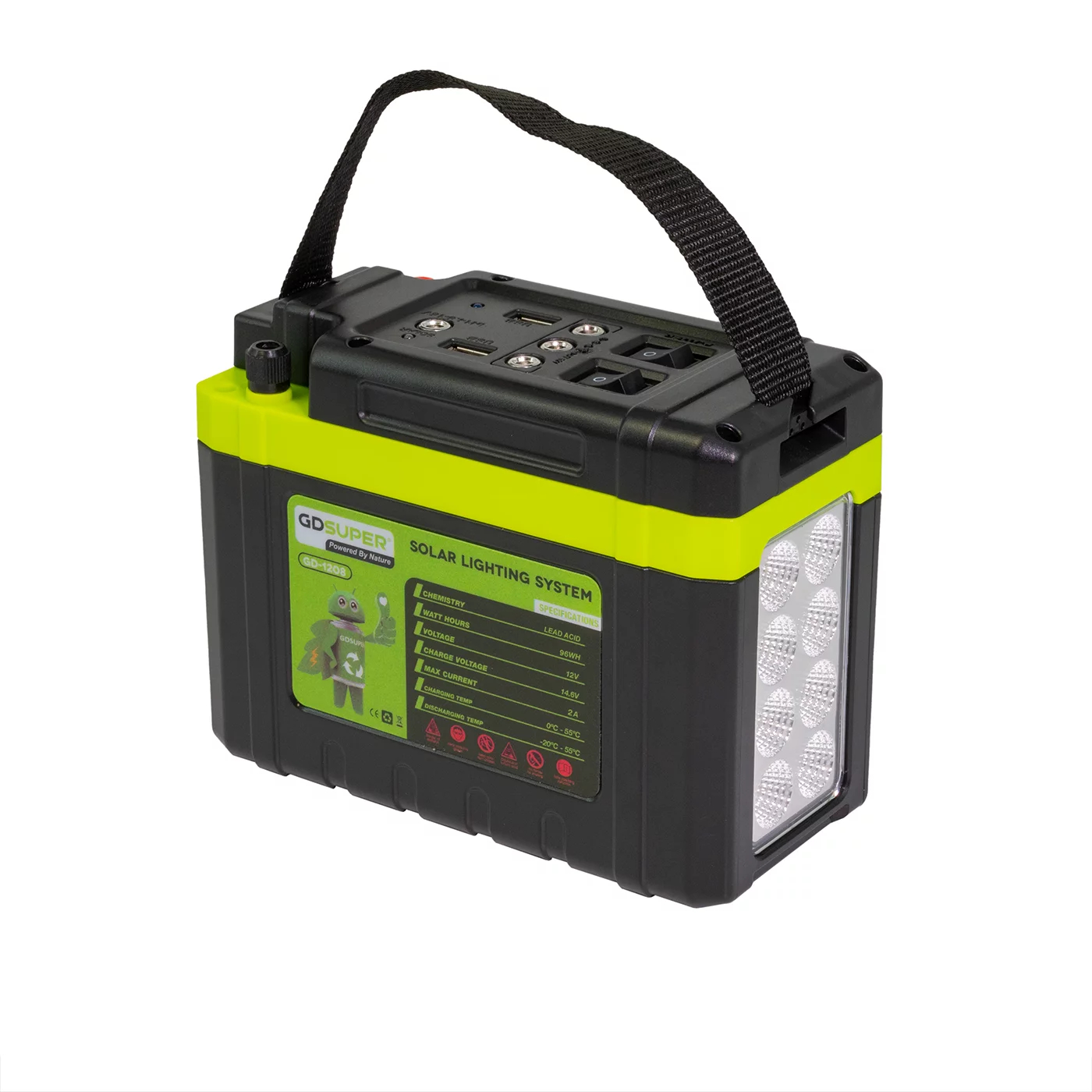 Ηλιακό Φωτιστικό Σύστημα GDSUPER 12V 8Ah – Emergency Portable Light Ηλιακό Φωτιστικό Σύστημα GDSUPER 12V 8Ah – Emergency Portable Light