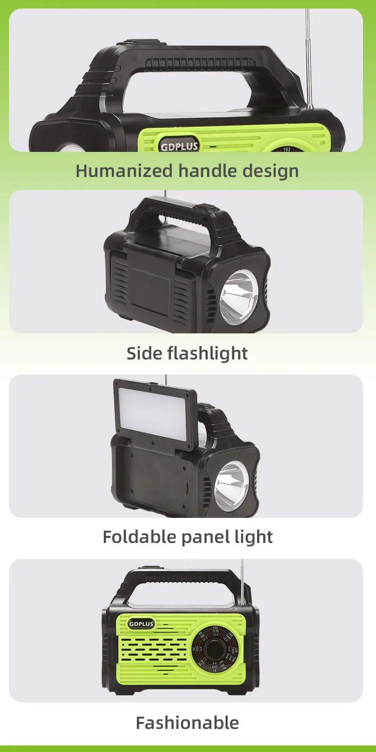 Ηλιακό Πακέτο Σύστημα Φωτισμού - Φακός - Φωτιστικό με Πάνελ - Φορτιστή & Ηχείο Ραδιόφωνο με 4 Λάμπες LED 150 Lumens Ηλιακό Πακέτο Σύστημα Φωτισμού - Φακός - Φωτιστικό με Πάνελ - Φορτιστή & Ηχείο Ραδιόφωνο με 4 Λάμπες LED 150 Lumens