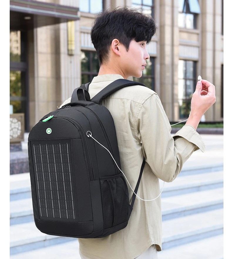 Ηλιακό Σακίδιο Πλάτης 12W με USB - Solar Backpack Ηλιακό Σακίδιο Πλάτης 12W με USB - Solar Backpack