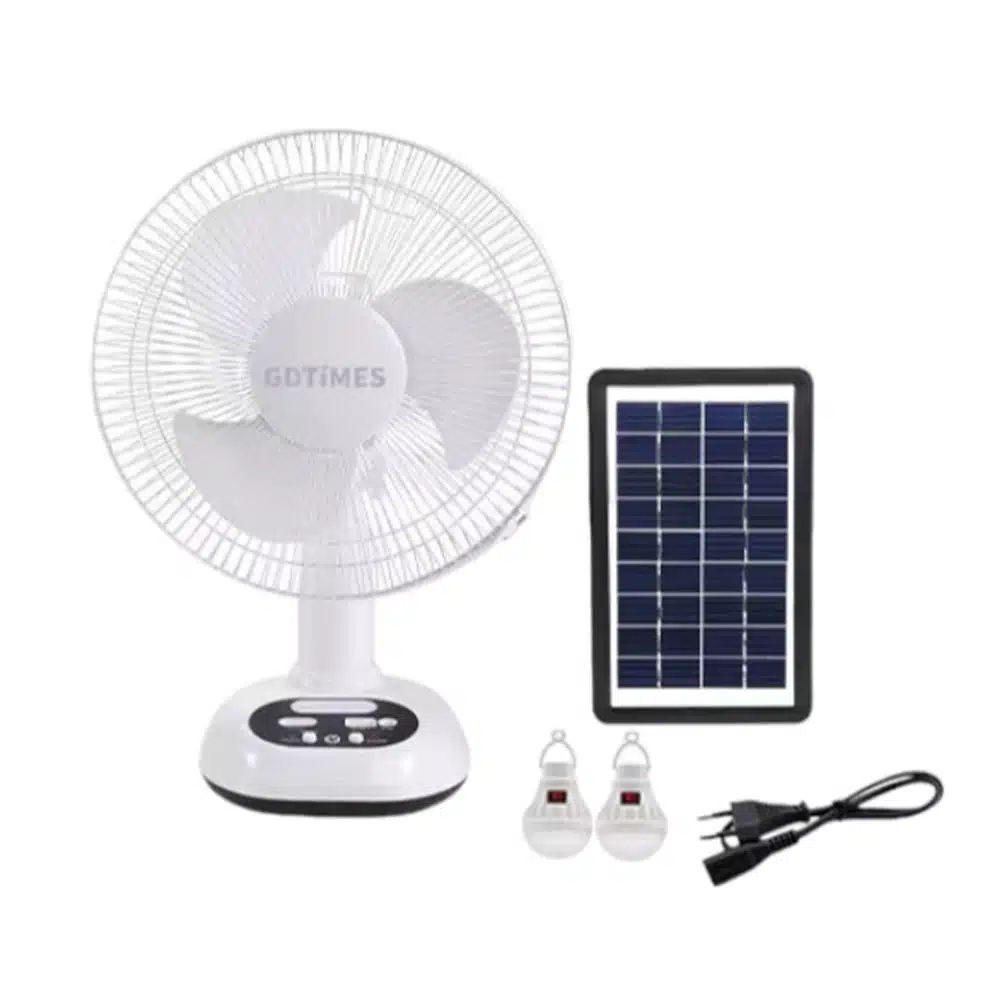 Ηλιακό Σύστημα Φωτισμού με Ανεμιστήρα 12″- GDTimes Ηλιακό Σύστημα Φωτισμού με Ανεμιστήρα 12″- GDTimes