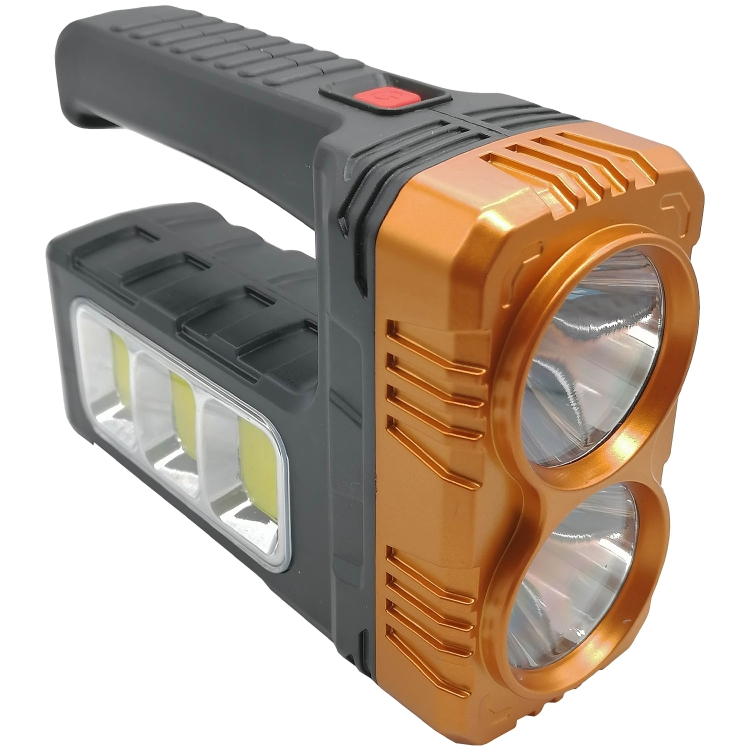 Ηλιακός Επαναφορτιζόμενος Διπλός Φακός LED - XPE/COB - USB 5V - 3 Λειτουργίες Φωτισμού Ηλιακός Επαναφορτιζόμενος Διπλός Φακός LED - XPE/COB - USB 5V - 3 Λειτουργίες Φωτισμού