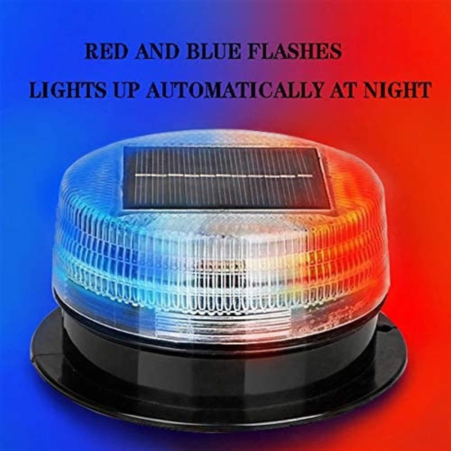 Ηλιακός Επαναφορτιζόμενος Μαγνητικός Φάρος Αυτοκινήτου Strobe 3.7V με Kόκκινο Mπλε Στροβοσκοπικό Φώς Led & Φωτοκύταρο Ηλιακός Επαναφορτιζόμενος Μαγνητικός Φάρος Αυτοκινήτου Strobe 3.7V με Kόκκινο Mπλε Στροβοσκοπικό Φώς Led & Φωτοκύταρο