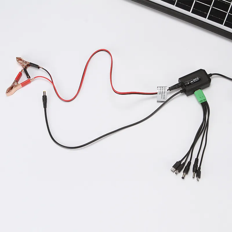 Ηλιακός Φορτιστής - Συντηρητής Μπαταρίας 12V 15W με 2 Θύρες USB 5V 2.1A με Πάνελ Ηλιακός Φορτιστής - Συντηρητής Μπαταρίας 12V 15W με 2 Θύρες USB 5V 2.1A με Πάνελ