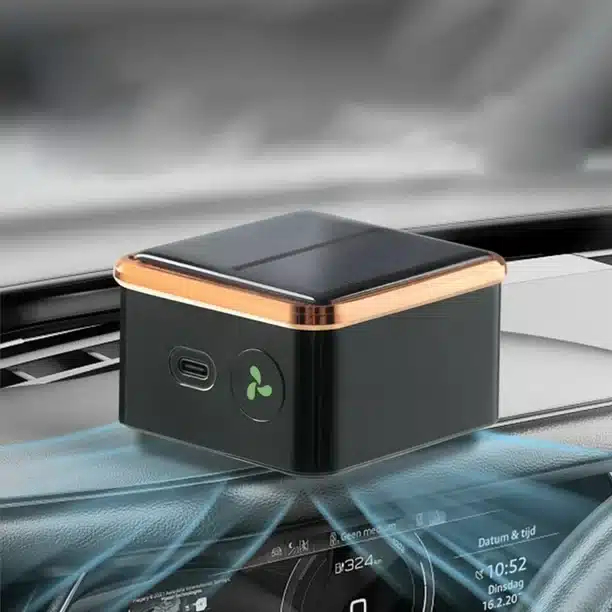 Ηλιακός Καθαριστής Αέρα Αυτοκινήτου με HEPA και Όζον USB Μαύρο Χρυσό Ηλιακός Καθαριστής Αέρα Αυτοκινήτου με HEPA και Όζον USB Μαύρο Χρυσό