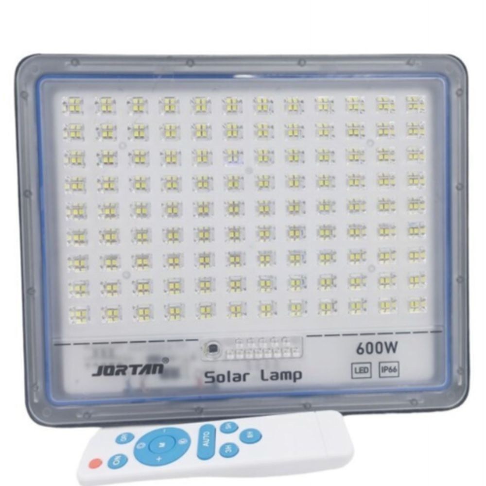 Ηλιακός Προβολέας LED Jortan 600W με Τηλεχειριστήριο IP66 Αδιάβροχος, Ψυχρό Λευκό Φως Ηλιακός Προβολέας LED Jortan 600W με Τηλεχειριστήριο IP66 Αδιάβροχος, Ψυχρό Λευκό Φως