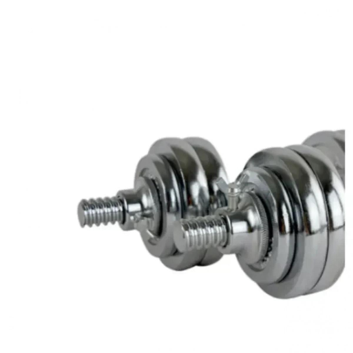 Σετ Aλτήρες & Μπάρα 50kg σε Βαλίτσα 152cm - Ρυθμιζόμενα Βάρη Dumbell Set GL-24221