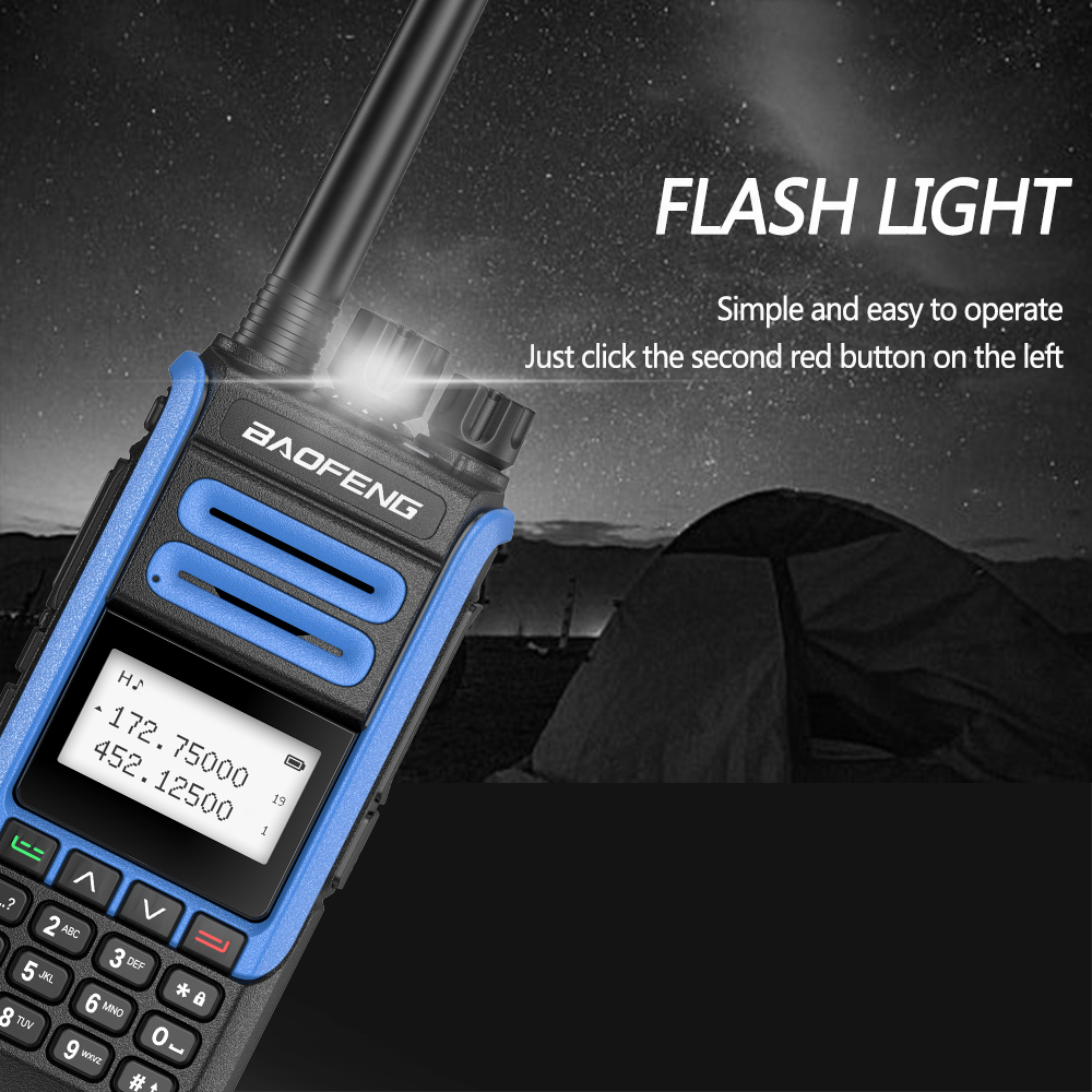 Ισχυρός Ασύρματος Πομποδέκτης 10W έως 10km UHF/VHF Dual Band 128 Κανάλια με Οθόνη, Φακό - Two Way Radio Tranceiver Ισχυρός Ασύρματος Πομποδέκτης 10W έως 10km UHF/VHF Dual Band 128 Κανάλια με Οθόνη, Φακό - Two Way Radio Tranceiver