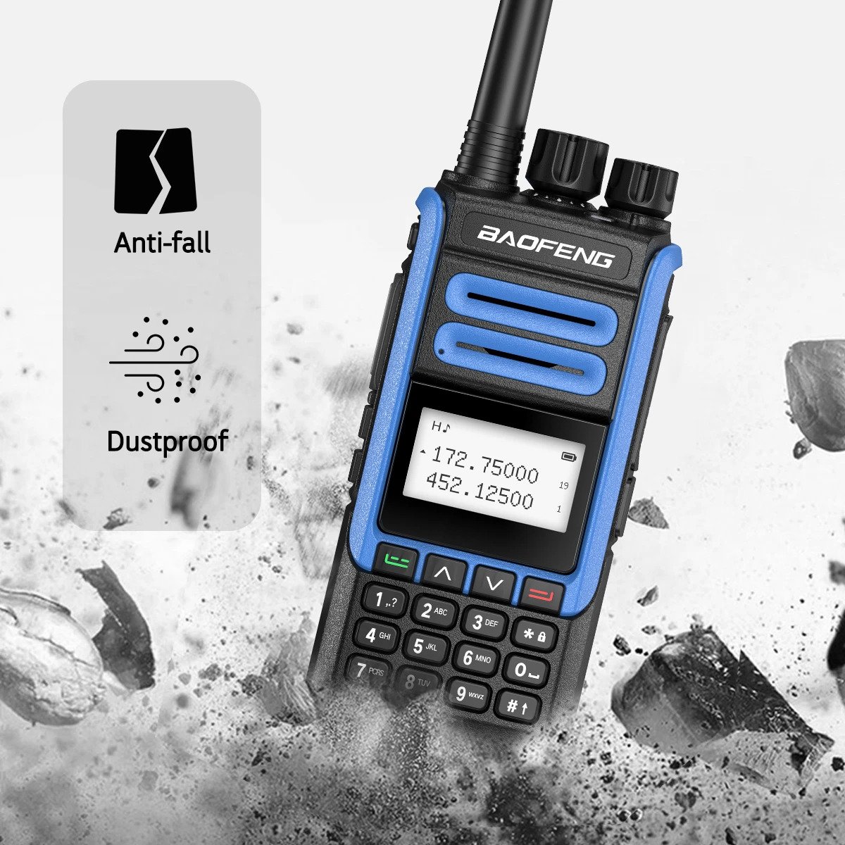 Ισχυρός Ασύρματος Πομποδέκτης 10W έως 10km UHF/VHF Dual Band 128 Κανάλια με Οθόνη, Φακό - Two Way Radio Tranceiver Ισχυρός Ασύρματος Πομποδέκτης 10W έως 10km UHF/VHF Dual Band 128 Κανάλια με Οθόνη, Φακό - Two Way Radio Tranceiver