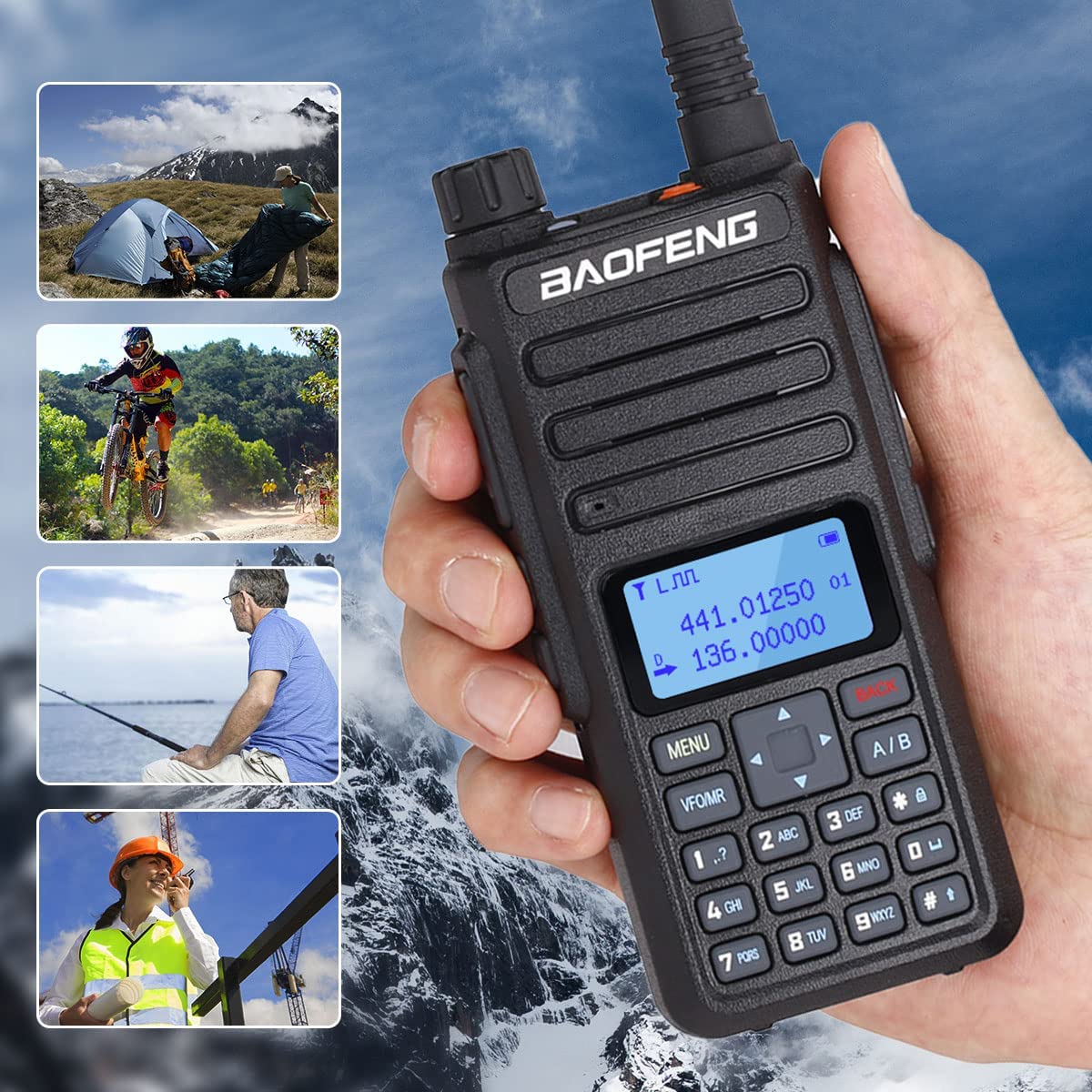 Ισχυρός Ασύρματος Πομποδέκτης 10W έως 10km UHF/VHF Dual Band 128 Κανάλια με Οθόνη, Φακό - Two Way Radio Tranceiver Ισχυρός Ασύρματος Πομποδέκτης 10W έως 10km UHF/VHF Dual Band 128 Κανάλια με Οθόνη, Φακό - Two Way Radio Tranceiver