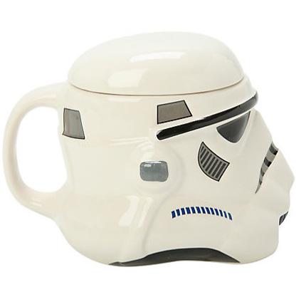 Γυαλιστερή Κούπα MEGA Stormtrooper's Helmet Star Wars σε Σχήμα Κράνους με Καπάκι 