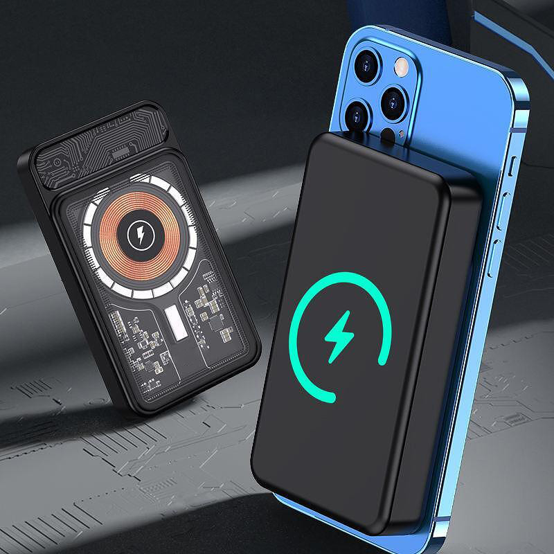 Επαναφορτιζόμενο Power Bank - Μπαταρία Φορτιστής KLGO 10000mAh 20W με Ασύρματη Φόρτιση & Θύρα Type-C 