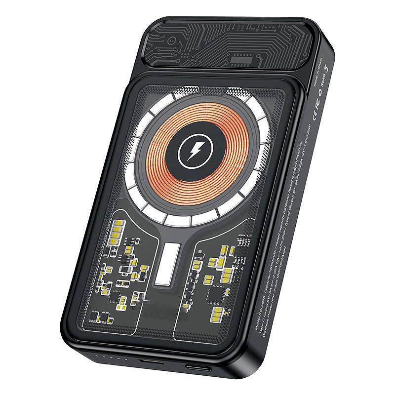 Επαναφορτιζόμενο Power Bank - Μπαταρία Φορτιστής KLGO 10000mAh 20W με Ασύρματη Φόρτιση & Θύρα Type-C 