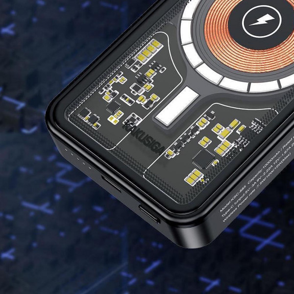 Power Bank Ταχείας Ασύρματης Φόρτισης 10000mAh PD20W Type-C - Φορητή Μπαταρία KLGO Portable Fast Charger