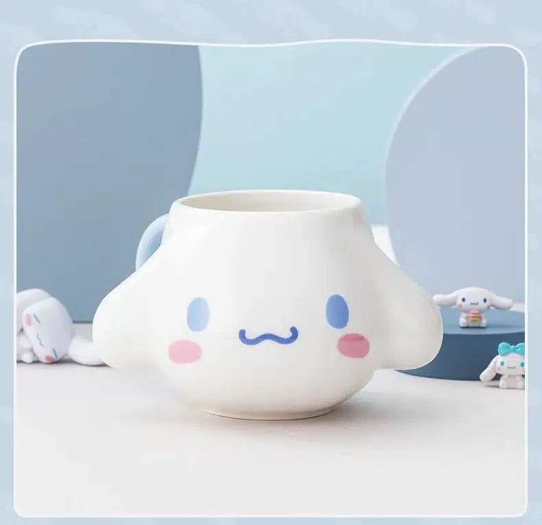 MEGA Τρισδιάστατη Κεραμική Γυαλιστερή Κούπα Cinnamoroll - 350mL