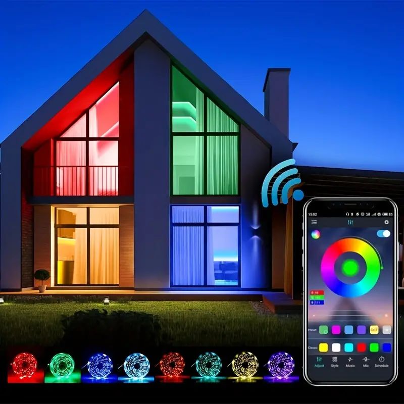 Έξυπνη Ταινία LED 5m Wifi με App Κινητού RGB Φωτορυθμικό Rixme 5050 USB 2.4GHz & Ασύρματο Χειριστήριο - Αυτοκόλλητος Ατμοσφαιρικός Φωτισμός Έξυπνη Ταινία LED 5m Wifi με App Κινητού RGB Φωτορυθμικό Rixme 5050 USB 2.4GHz & Ασύρματο Χειριστήριο - Αυτοκόλλητος Ατμοσφαιρικός Φωτισμός