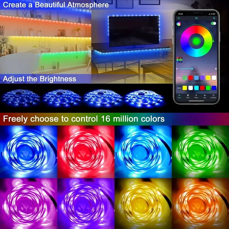 Έξυπνη Ταινία LED 5m Wifi με App Κινητού RGB Φωτορυθμικό Rixme 5050 USB 2.4GHz & Ασύρματο Χειριστήριο - Αυτοκόλλητος Ατμοσφαιρικός Φωτισμός Έξυπνη Ταινία LED 5m Wifi με App Κινητού RGB Φωτορυθμικό Rixme 5050 USB 2.4GHz & Ασύρματο Χειριστήριο - Αυτοκόλλητος Ατμοσφαιρικός Φωτισμός