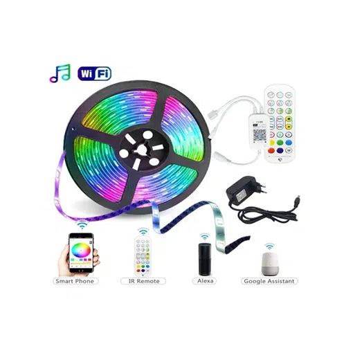 Έξυπνη Ταινία LED 5m Wifi με App Κινητού RGB Φωτορυθμικό Rixme 5050 USB 2.4GHz & Ασύρματο Χειριστήριο - Αυτοκόλλητος Ατμοσφαιρικός Φωτισμός Έξυπνη Ταινία LED 5m Wifi με App Κινητού RGB Φωτορυθμικό Rixme 5050 USB 2.4GHz & Ασύρματο Χειριστήριο - Αυτοκόλλητος Ατμοσφαιρικός Φωτισμός
