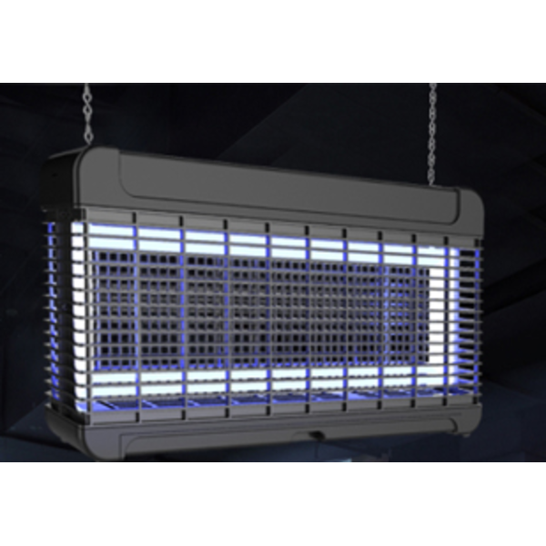 Ηλεκτρική Παγίδα Εντόμων Υψηλής Τάσης με 12 SMD LED και Αφαιρούμενο Δίσκο Μαύρο 12W
