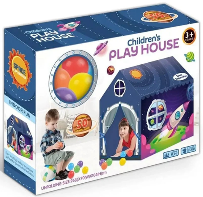 Παιδική Διαστημική Σκηνή Παιχνιδιού Πύραυλος 104x70x98cm Παιδική Διαστημική Σκηνή Παιχνιδιού Πύραυλος 104x70x98cm