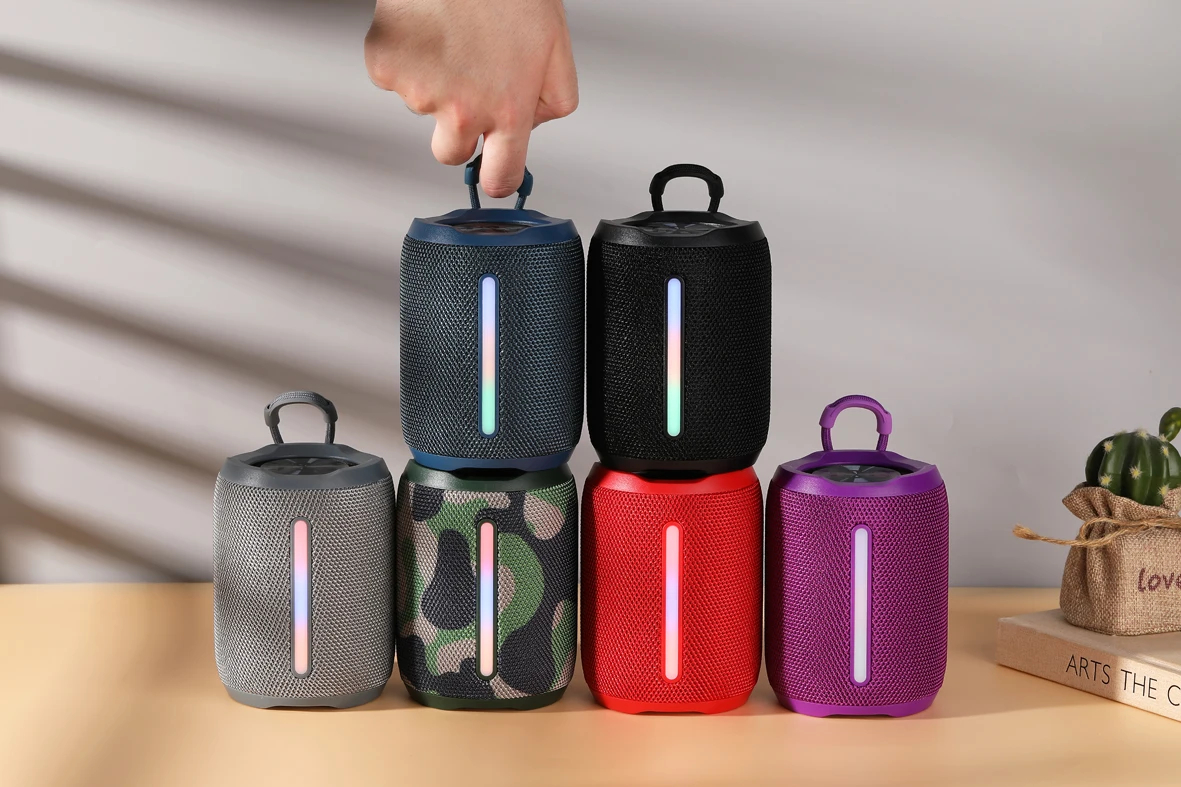 Mini Φορητό Ασύρματο Ηχείο Bluetooth με Θύρες USB, Type-C, AUX & TF 