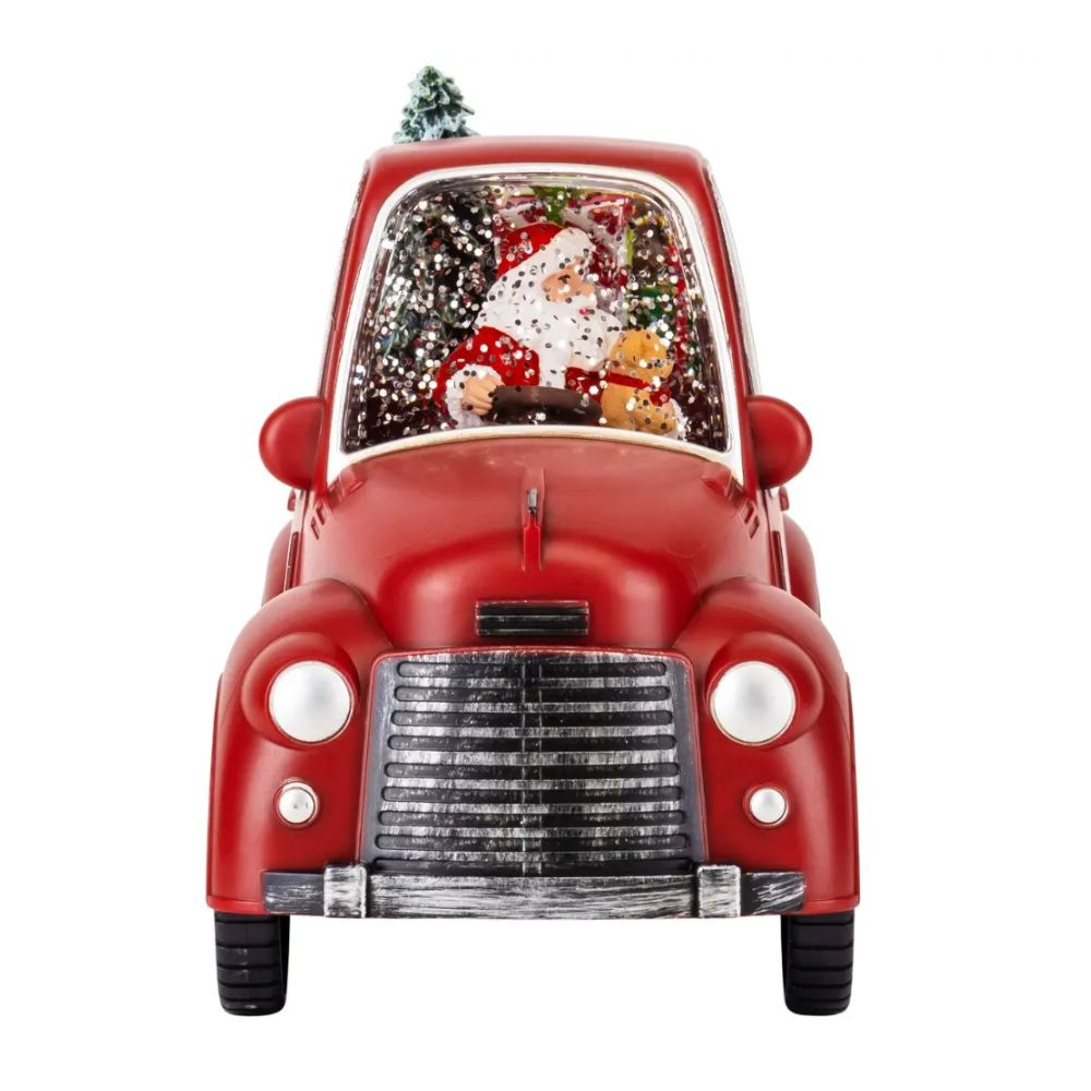 Διακοσμητικό με Χριστουγεννιάτικες Φιγούρες, Μουσική και Εφέ Ασημόσκονης 22x9.5cm Διακοσμητικό με Χριστουγεννιάτικες Φιγούρες, Μουσική και Εφέ Ασημόσκονης 22x9.5cm