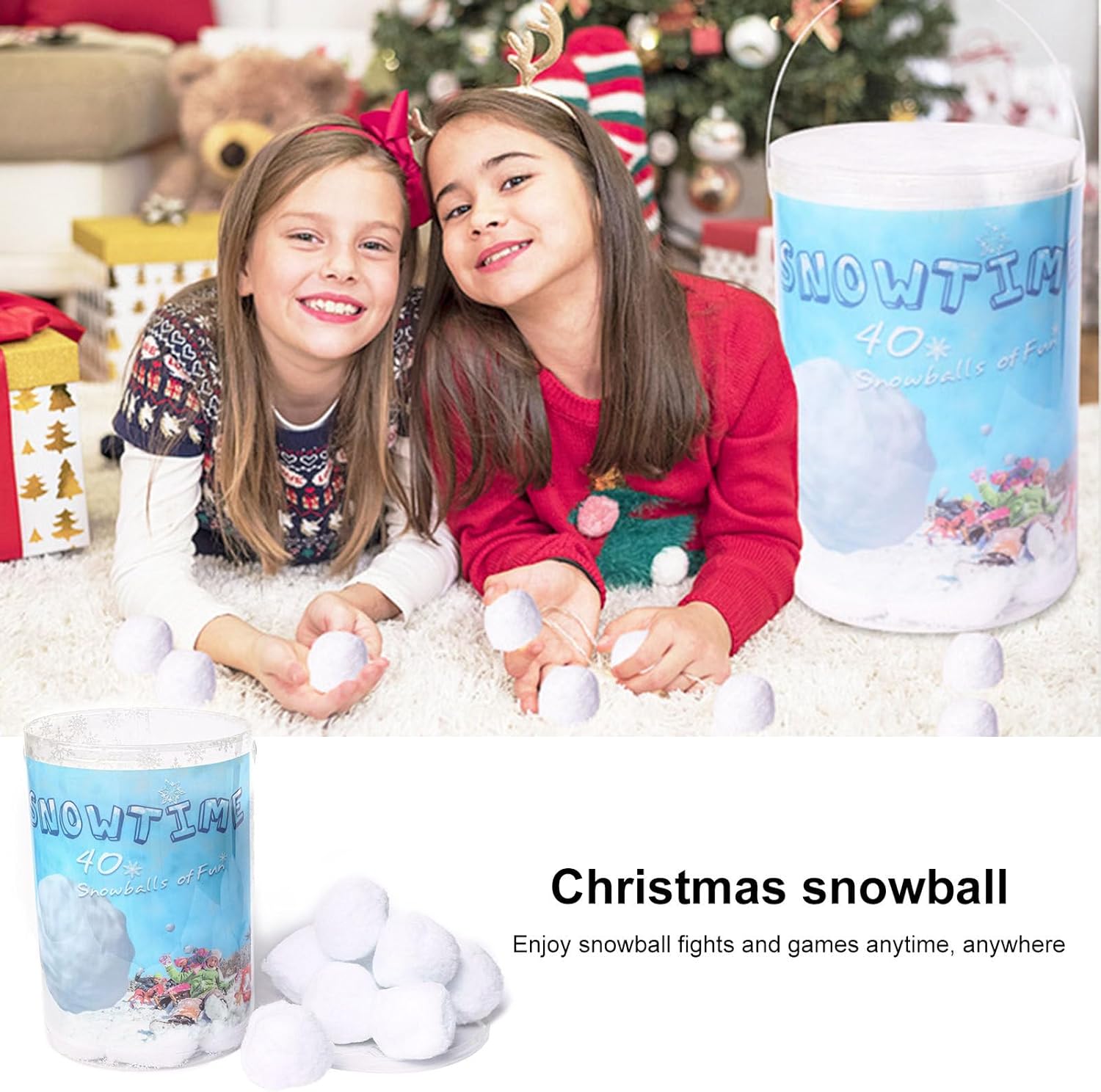 Χριστουγεννιάτικες Τεχνητές Χιονόμπαλες - Σετ 40 Τεμαχίων Χριστουγεννιάτικες Τεχνητές Χιονόμπαλες - Σετ 40 Τεμαχίων